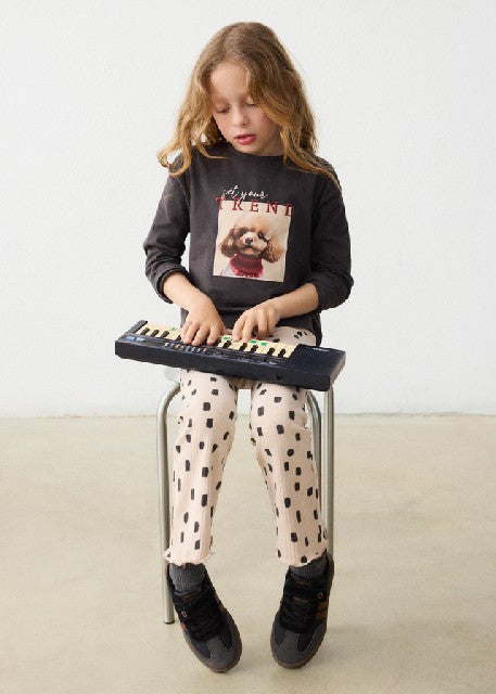 Leggings canale flare         Quinoa