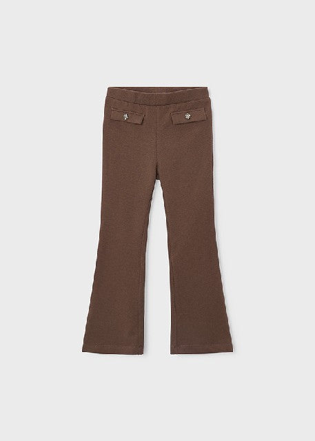 Leggings felpa flare          Cafe