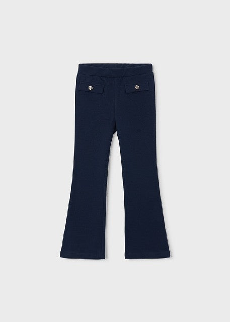 Leggings felpa flare          Marino
