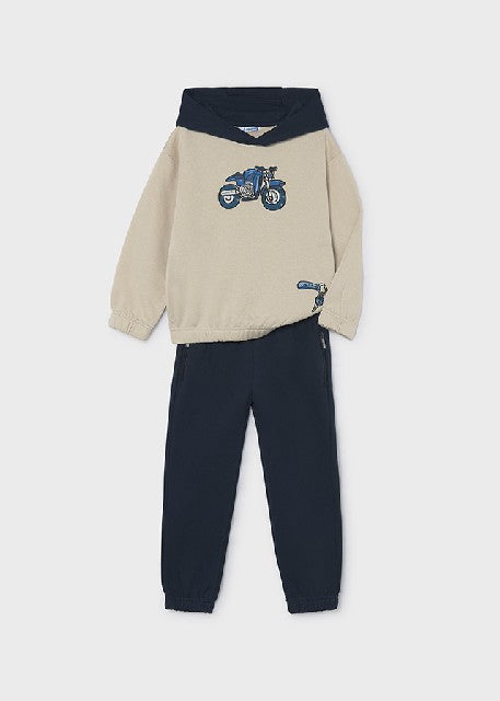 Chandal pullover moto Azul