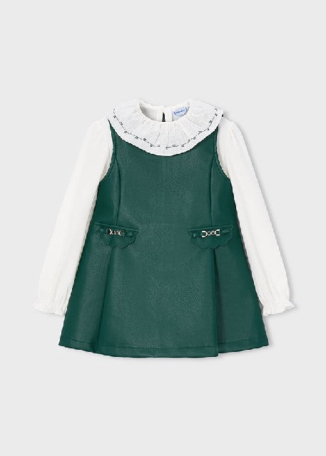 Vestido pu combinado          Botella