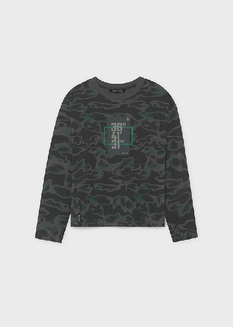 Camiseta m/l print            Carbon