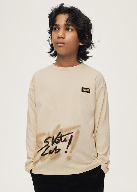 Camiseta m/l print Piedra