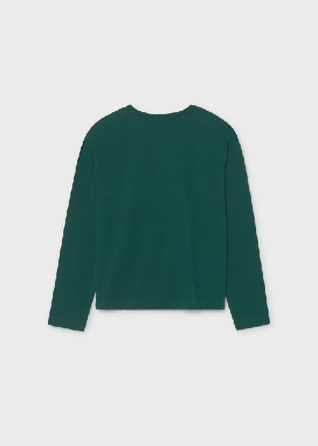 Camiseta m/l bolsillo         Abeto