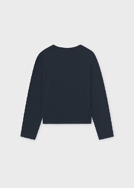 Camiseta m/l chic             Marino