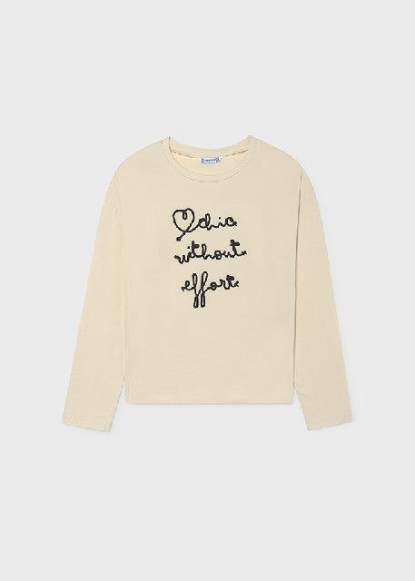 Camiseta m/l con pañuelo      Macchiato