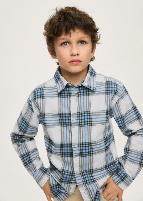Camisa m/l cuadros            Sky