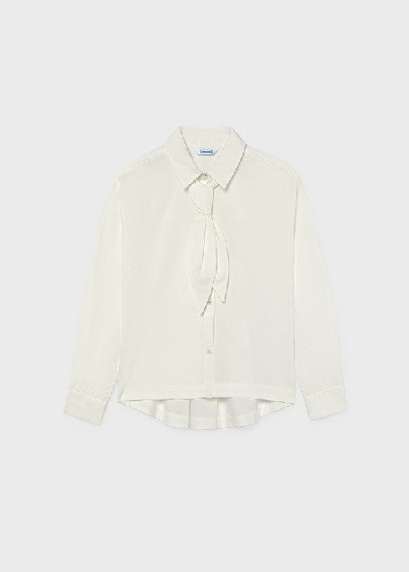 Blusa popelin corbata Nata