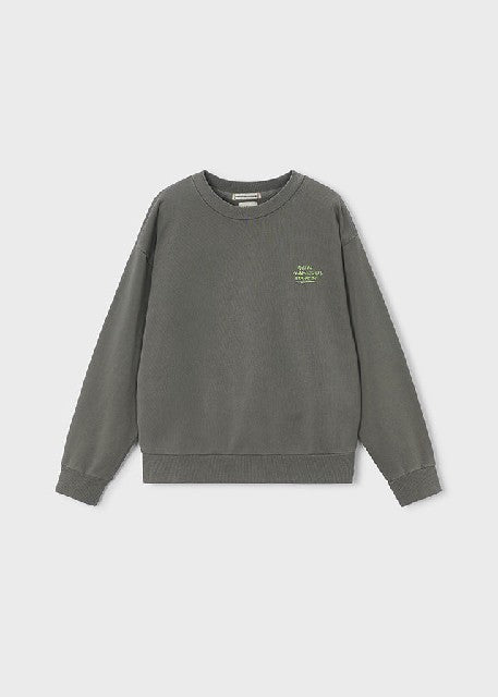 Sudadera print fluor Musgo