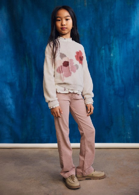 Pantalon sarga flare          Colorete
