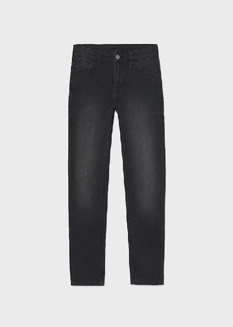 Pantalon soft denim 5b        Negro