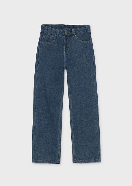 Pantalon denim wide fit       Medio