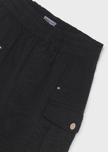 Pantalon sarga todo goma      Negro