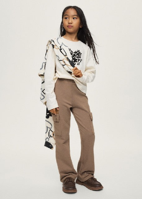 Pantalon cargo punto          Camel