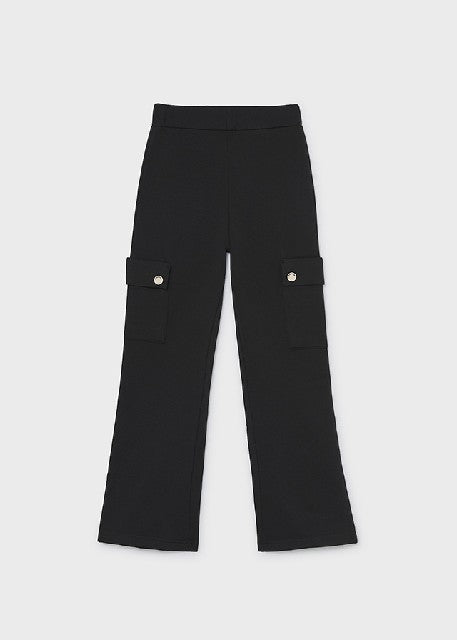 Pantalon cargo punto          Negro