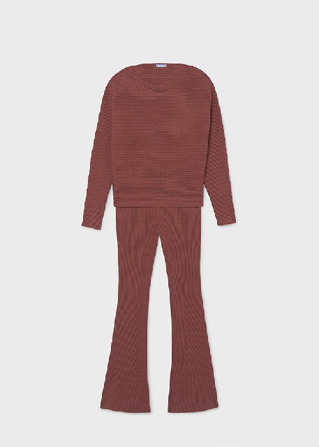 Conj. pantalon tricot canale  Teja