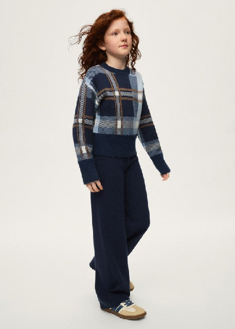Conj. pantalon tricot jacquar Tinta