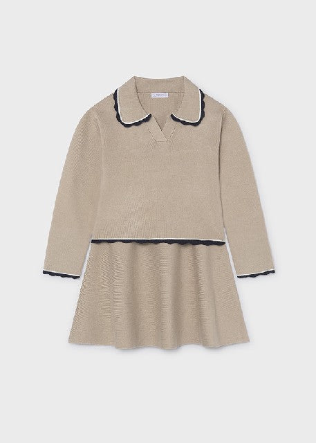 Conj. falda tricot            Mazapan