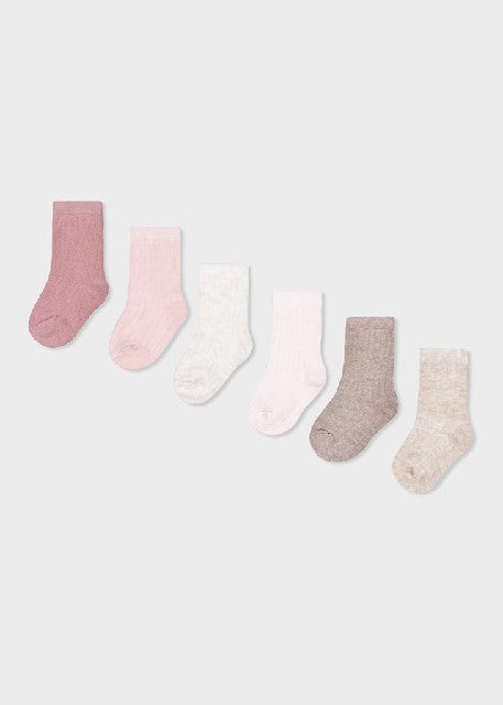 Set 6 calcetines Rosas