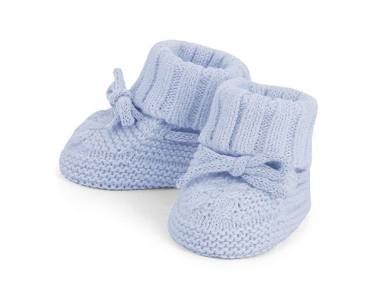 Patucos tricot                Cielo