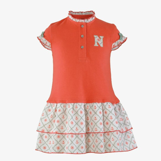 VESTIDO NIÑA CORAL