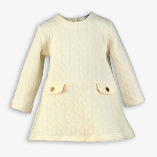 VESTIDO BEBE BEIG