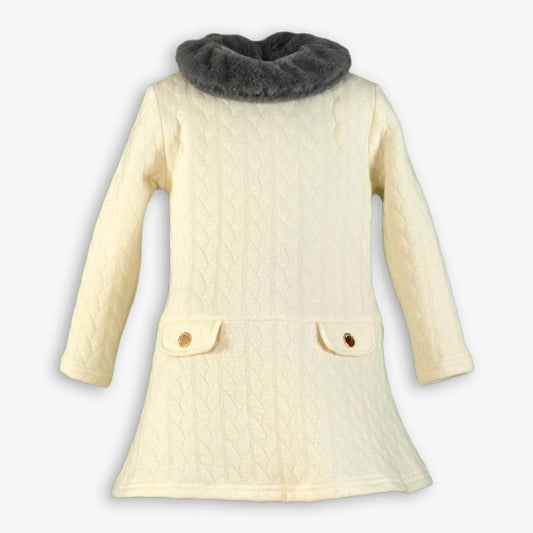 VESTIDO INFANTIL BEIG