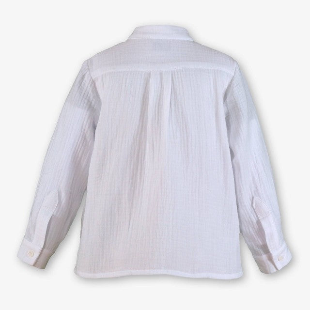CAMISA INFANTIL NIÑO BLANCO
