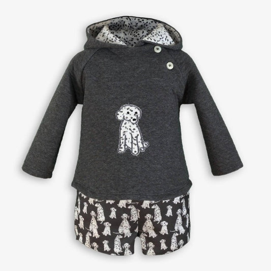 SUDADERA -PANT. BEBE NIÑO GRIS