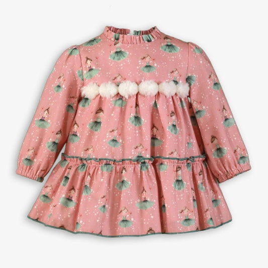 VESTIDO BEBE ROSA