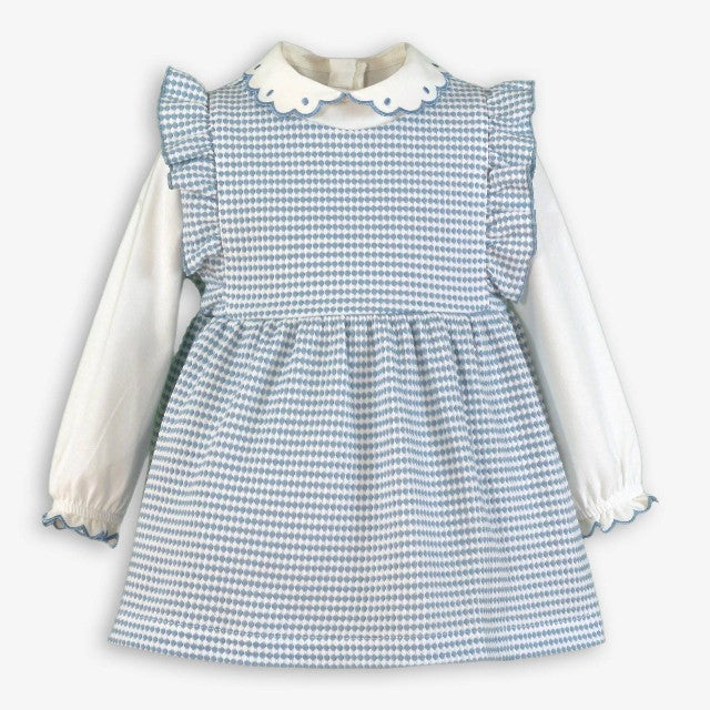 VESTIDO BEBE AZUL