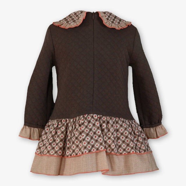 VESTIDO INFANTIL MARRON