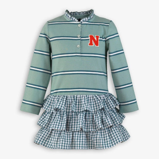 VESTIDO NIÑA VERDE