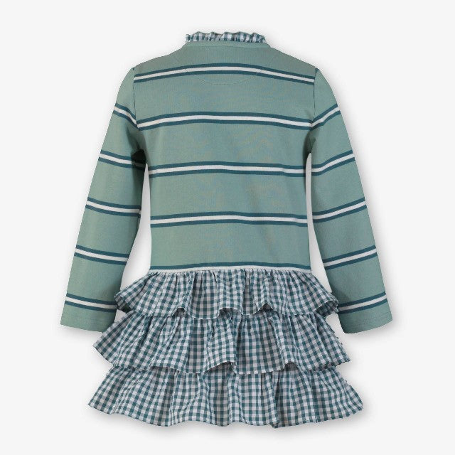 VESTIDO NIÑA VERDE
