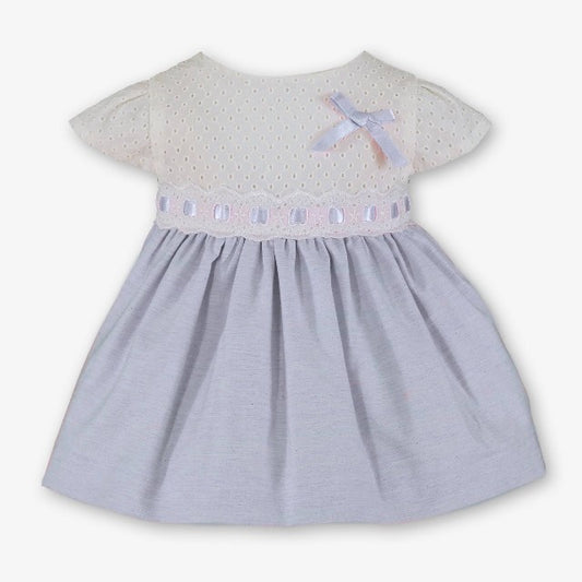 VESTIDO BEBE BLANCO