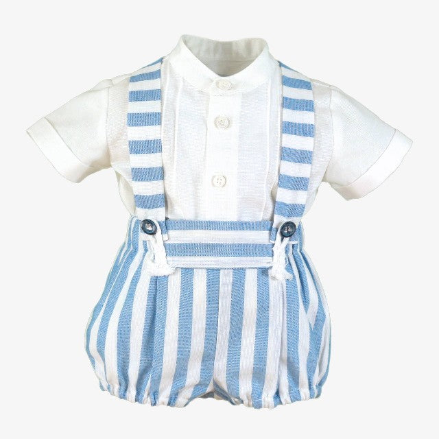 CONJUNTO BEBE NIÑO AZUL