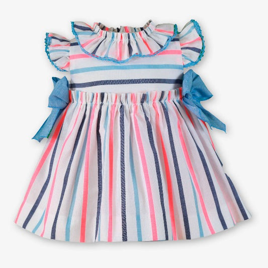 VESTIDO BEBE AZUL