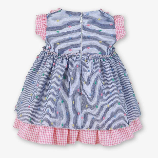 VESTIDO BEBE AZUL