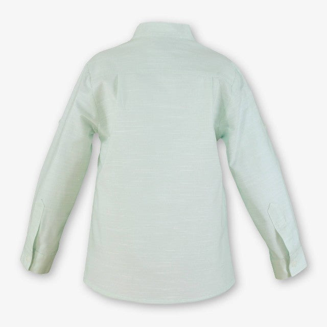 CAMISA ML INFANTIL NIÑO VERDE