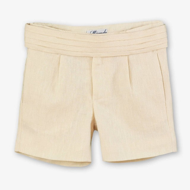 PANTALON CORTO INFANTIL NIÑO BEIG