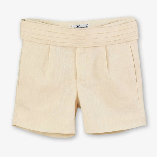 PANTALON CORTO INFANTIL NIÑO BEIG