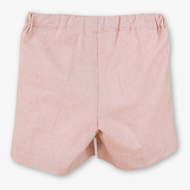PANTALON CORTO INFANTIL NIÑO ROSA