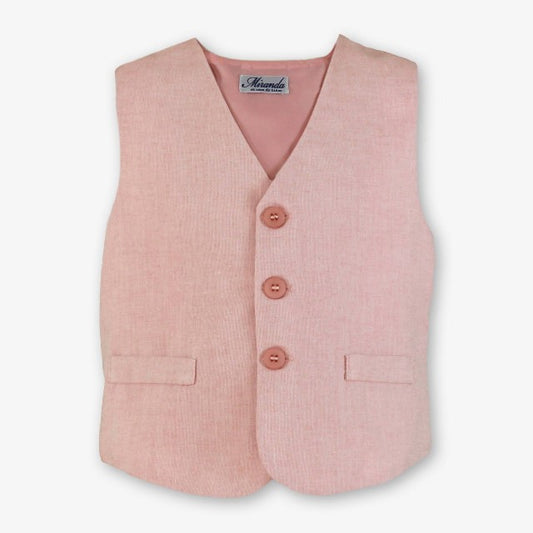 CHALECO INFANTIL NIÑO ROSA