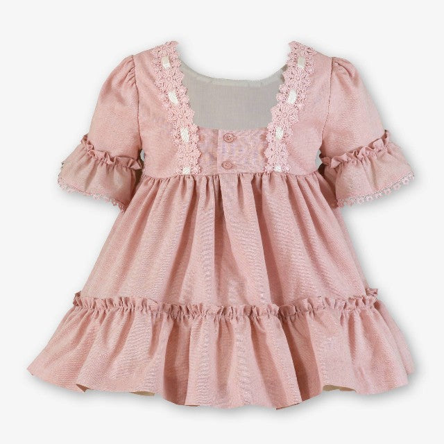 VESTIDO INFANTIL ROSA