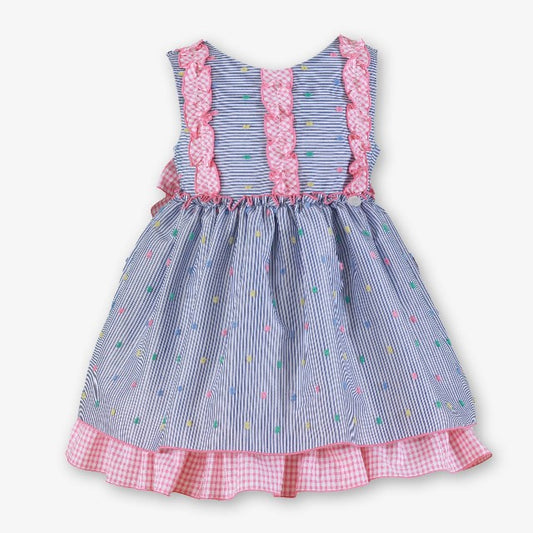 VESTIDO INFANTIL AZUL