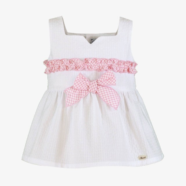 TOP INFANTIL NIÑA BLANCO