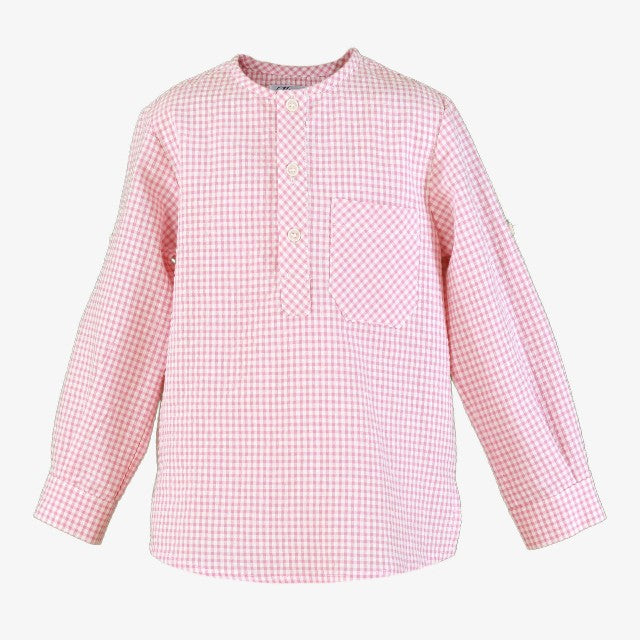 CAMISA ML INFANTIL NIÑO ROSA