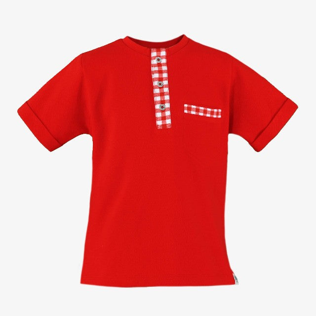 CAMISETA INFANTIL NIÑO ROJO