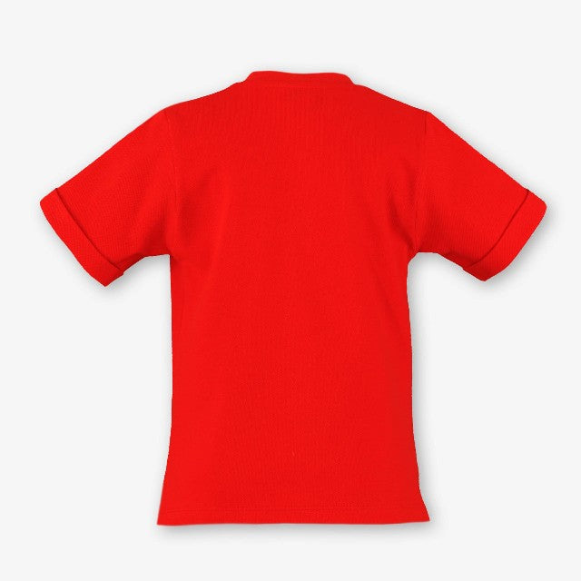 CAMISETA INFANTIL NIÑO ROJO