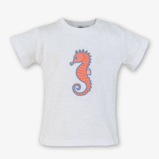 CAMISETA BEBE NIÑO BLANCO